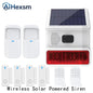 New 433MHz Wireless light Flash Strobe Outdoor Solar Waterproof Siren for Home Burglar PIR Motion Door Gap Security Alarm System