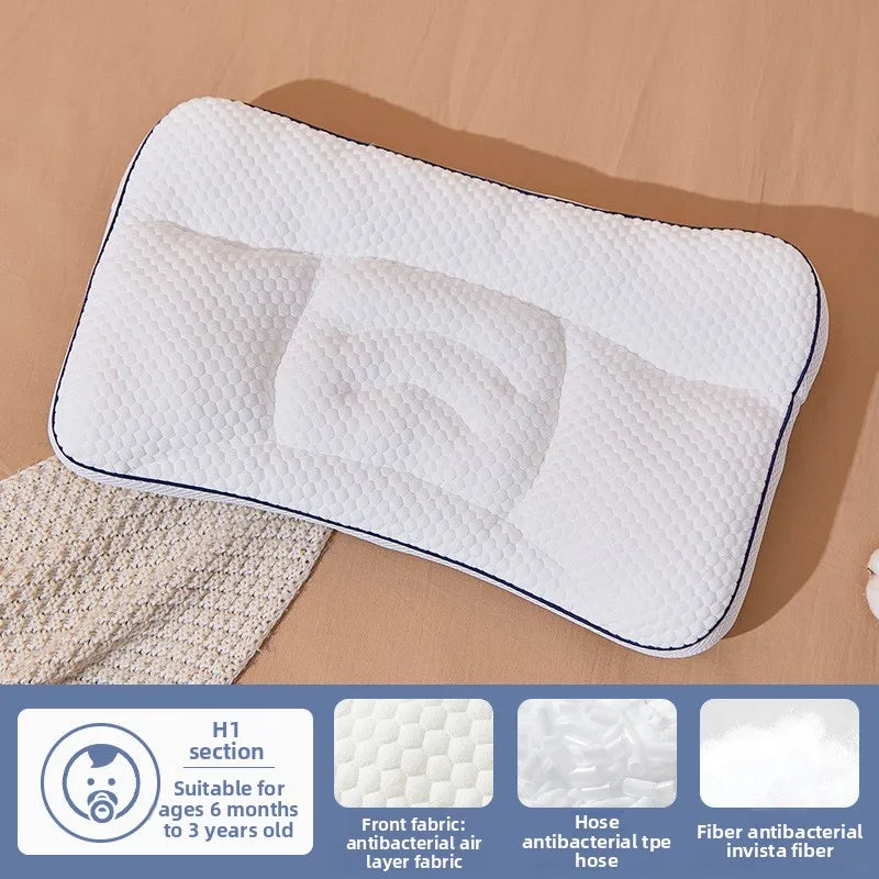 1-16 Years Kids Pillow Neck Protection Children's Partition Pillows Baby Bedding Kindergarten All Seasons Kids Sleeping Pillow