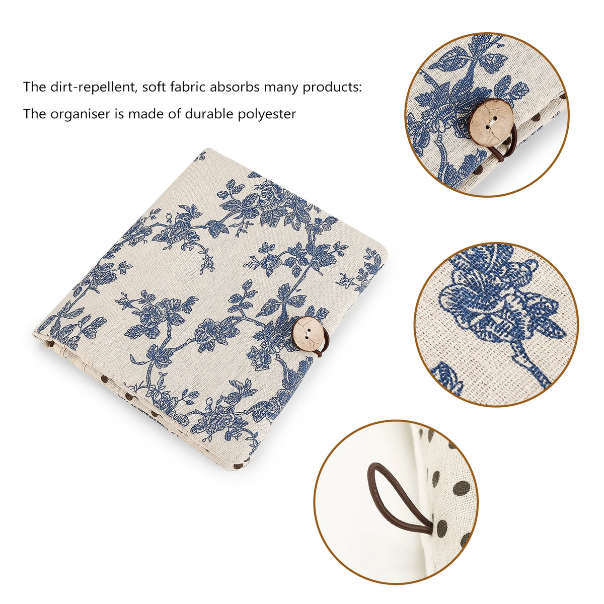 Travel Diaper Bag Diaper Compartment Diaper Organizers Diaper Holder Portable Button Diaper Container Polyester Cotton Baby Stor