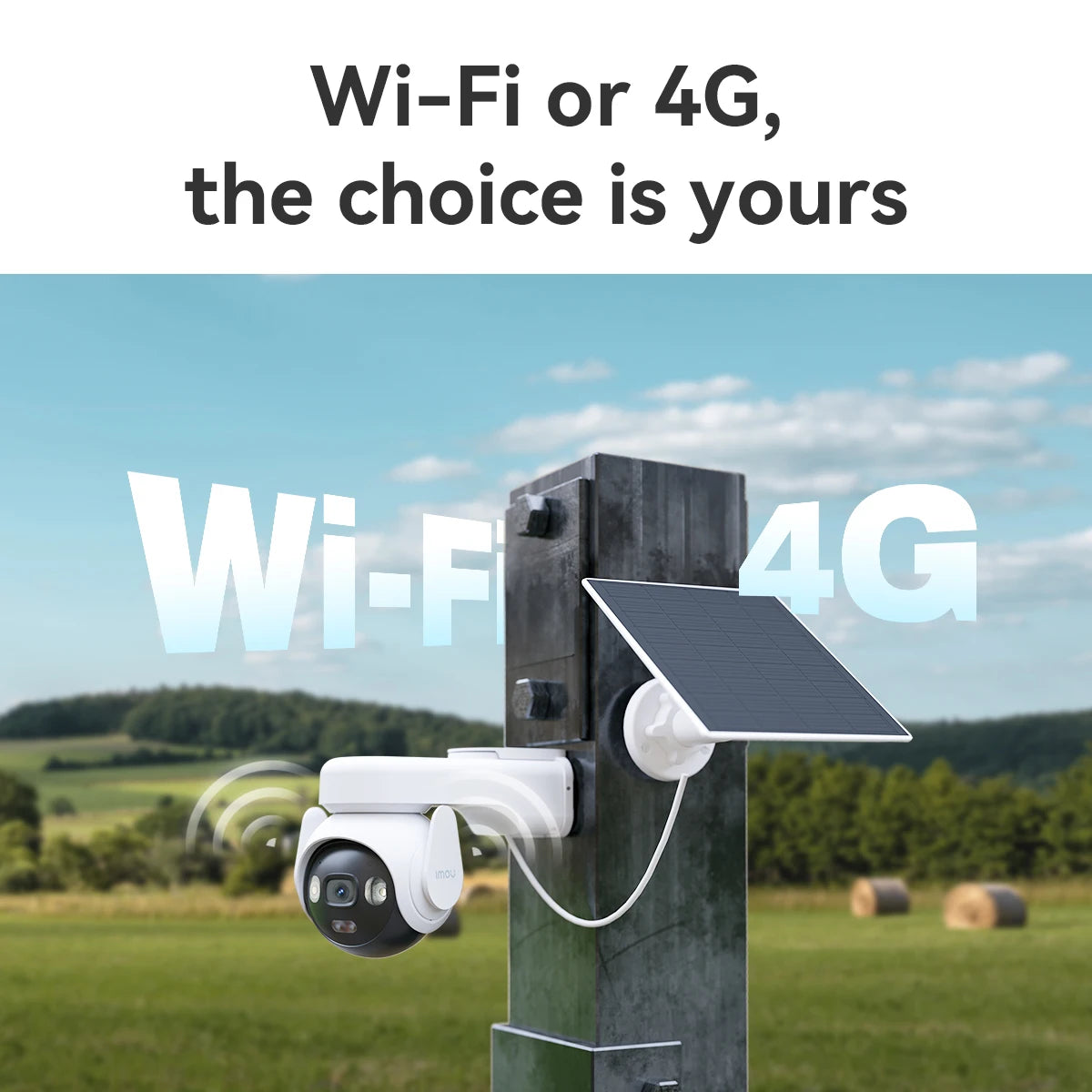 IMOU AOV KIT Camera 3K Wifi Or 4G Security outdoor Camera Smart PIR Detection Battery/Solar Powered IP Camera Two-way Talk