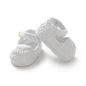 Newborn Baby Girl Shoes 0-1Y Fashion Pure Color Knit Infant Anti-Slip Soft Soled First Walkers Children Winter Walking Prewalker