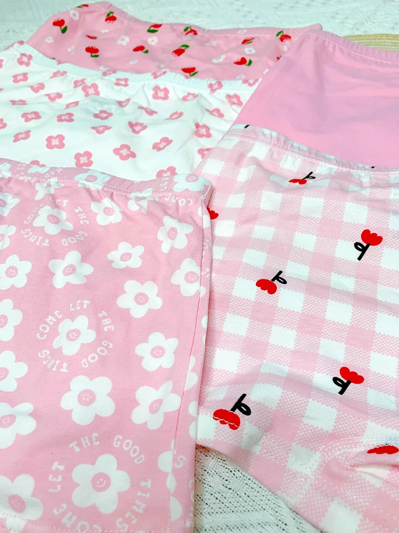 Girls' Underwear Cotton Shorts Children's Cartoon Shorts 5-Pack