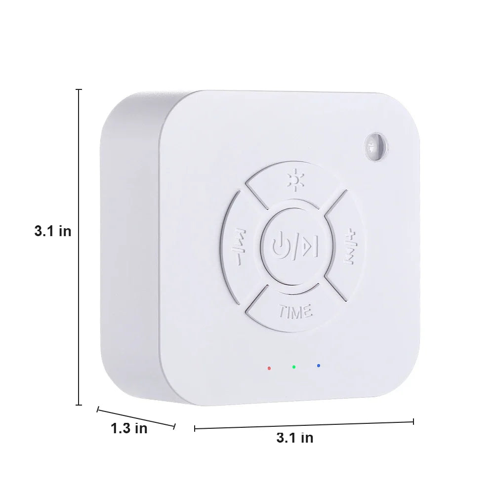 9 Soothing Sounds White Noise Sound Machine Sleep Soother With Breathing Light Timer Type-C Charging For Baby Home Office Travel