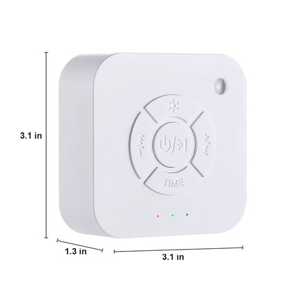 9 Soothing Sounds White Noise Sound Machine Sleep Soother With Breathing Light Timer Type-C Charging For Baby Home Office Travel