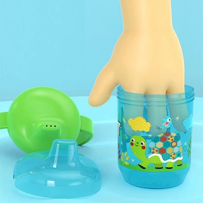Duckbill Training Cup with Handles for Infants Baby Special Water Cup for Toddler Boy Girl Learning Independent Drinking Cup