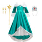 Girls New Game Movies Rosalina Peach Princess Dress Carnival Party Birthday Outfit Peach Cosplay Halloween Costume Dress