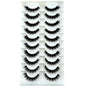 New Cat Eye Artificial Mink Eyelash 3D Curling Natural and Realistic Messy Tail Eye Extended Soft Eyelash