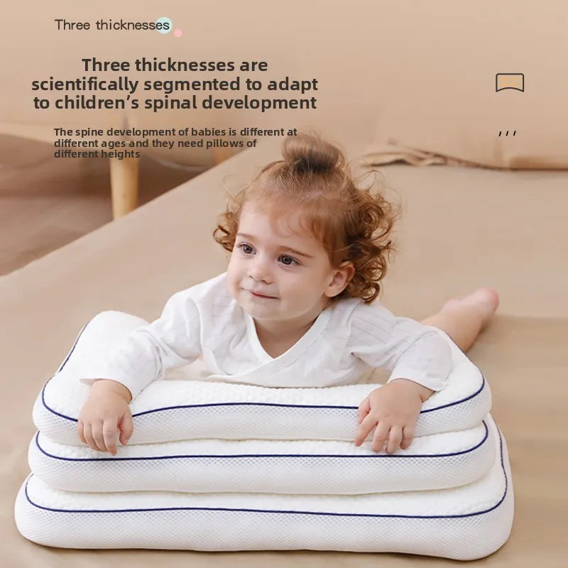 1-16 Years Kids Pillow Neck Protection Children's Partition Pillows Baby Bedding Kindergarten All Seasons Kids Sleeping Pillow