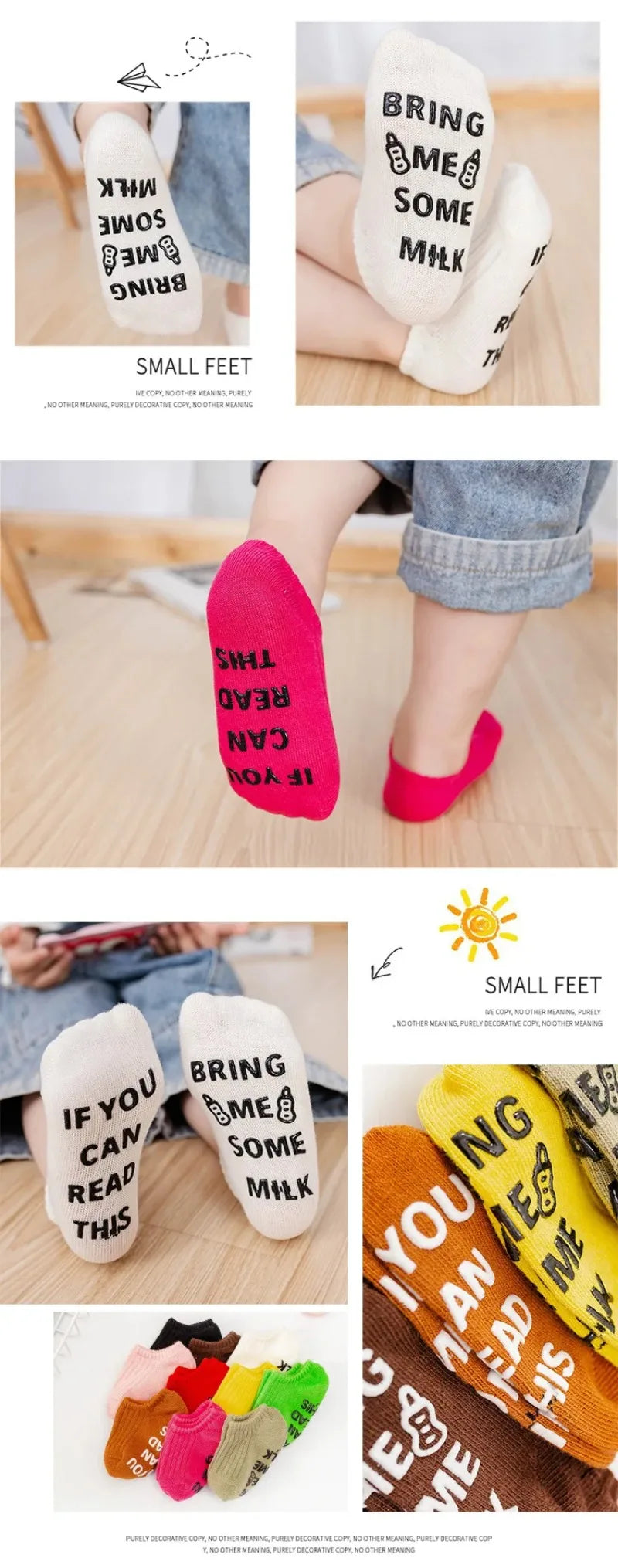 Cute Baby Anti-slip Socks Breathable Cotton Rubber Floor Boys Girls Ankle Socks Newborn Infant Toddler Kids Socks 0-7years Old