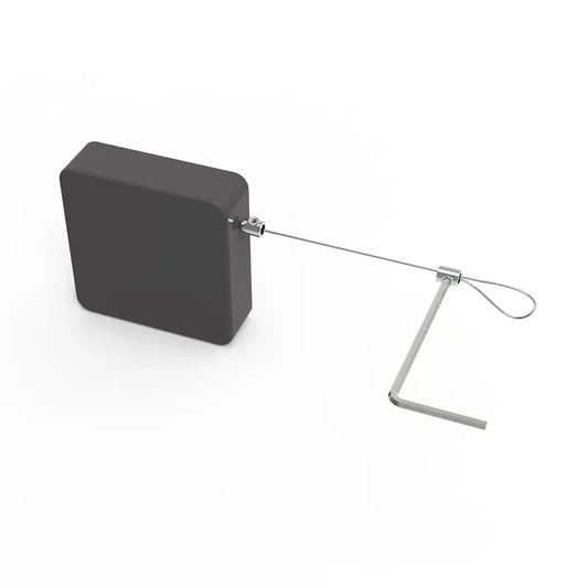 10 Pieces AntiTheft Pullbox Retractable Security Tether Steel Cable Pull Reel Pull Box With Lasso