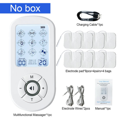 36Modes Electrical EMS Muscle Stimulator Tens Massage Digital Apparatus Pulse Slimming Acupuncture Full Body Relax Massager