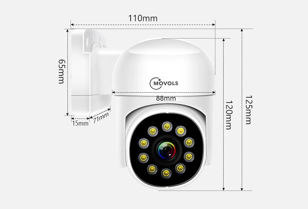 Movols 4K 16CH XMEYE POE Surveillance System 8MP 4MP Two Way Audio PTZ CCTV System AI P2P Security Camera Video Surveillance Kit