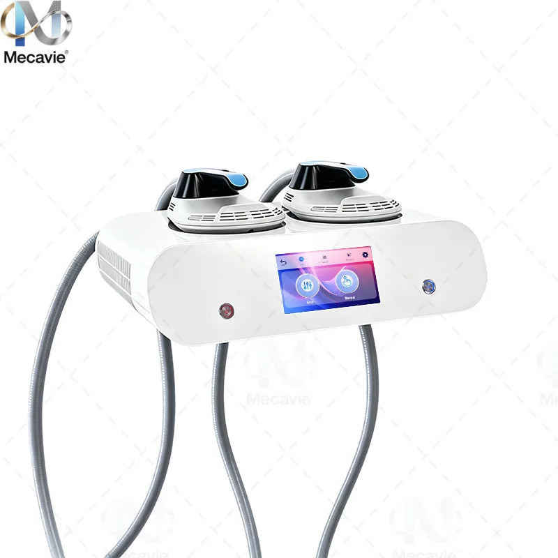 2026 Advanced EMS RF Body Shaping Device 200HZ Dual Handle Fat Reduction Body Slimming Muscle Building Machine for Beauty Studio