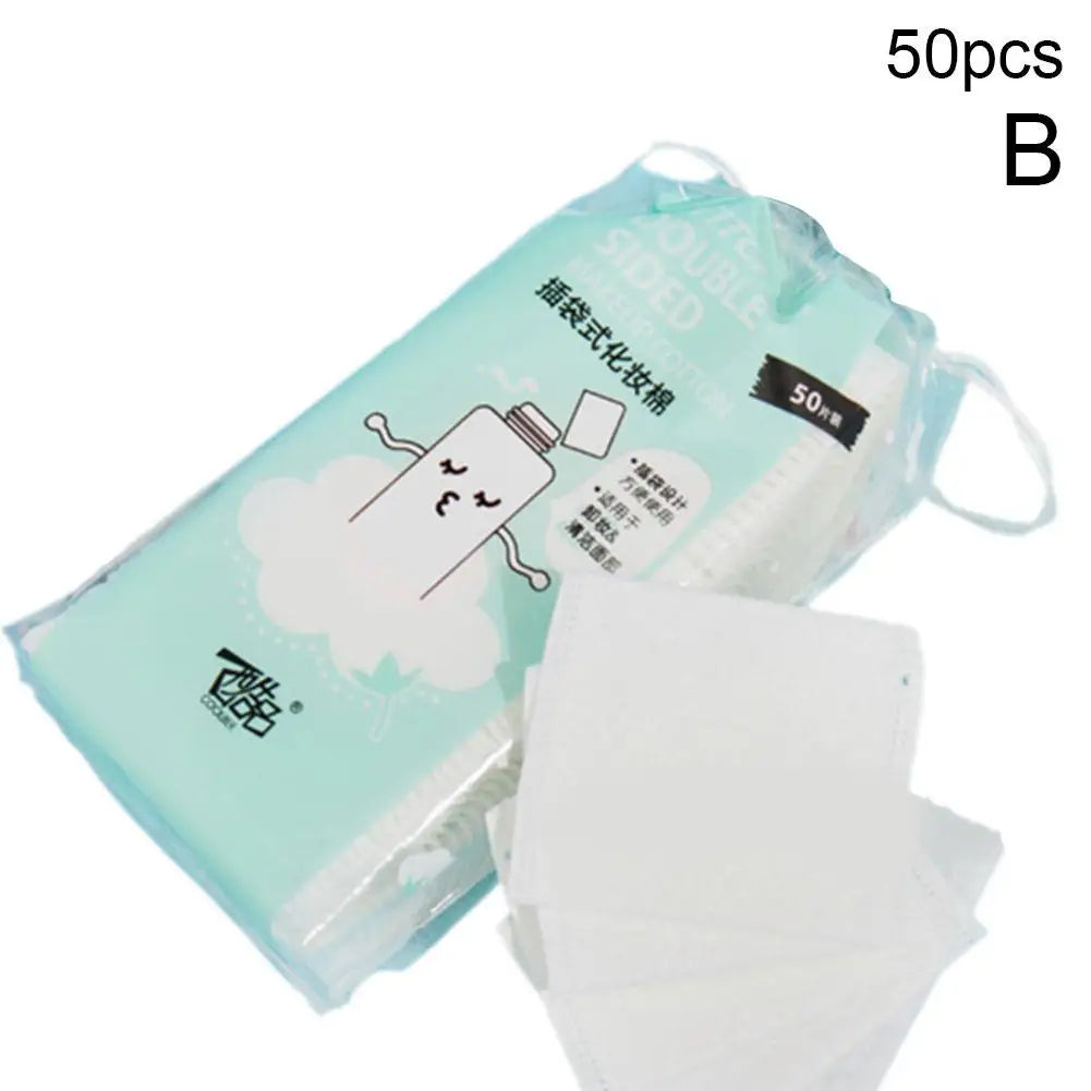 High Quality 50/100/222PCS/Set Disposable Makeup Cotton Wipes Soft Remover Pads Facial Cleansing Paper Wipe Cosmetic Pad