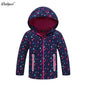 Dubbped Girl Polar Fleece Waterproof Jacket Spring Autumn Children Coats Sport Casual Kids Jackets Double-deck Windproof Jackets