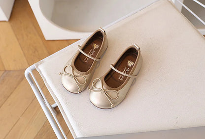 Children Flats Girls Shoes Spring Autumn Children Oxfords For Girl School Toddler Soft PU Leather Shoes Silver, Gold, Black