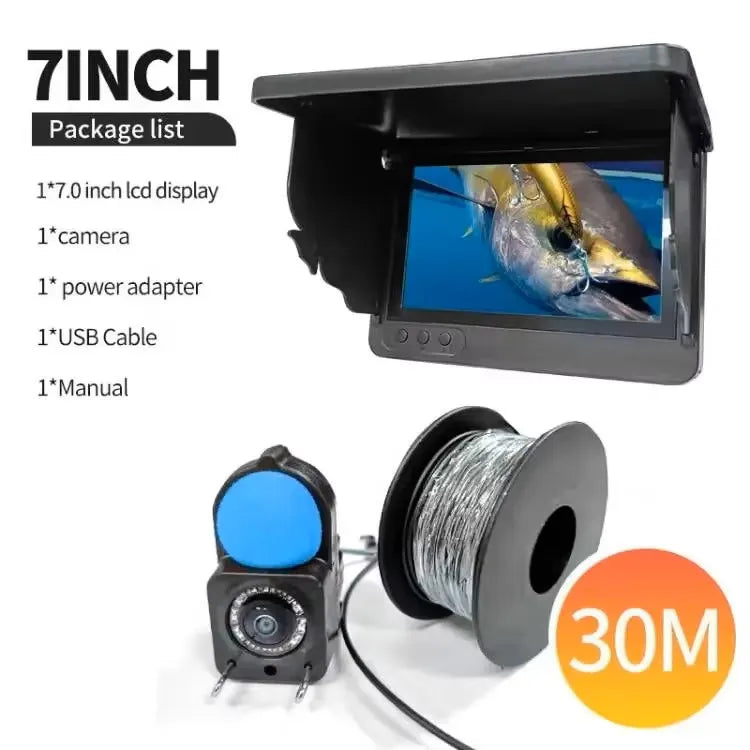 1080P HD Camera  Underwater Fishing Camera Infrared Lights Portable Ice Fishing Fish Finder Camera 15M & 30M For Lake Fishing