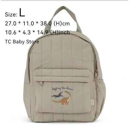 KS Baby Backpack 2024 New Kids Schoolbag Kindergarten Bags Brand Traveling Mom Cherry Lemon Children's Boys Girls Storage