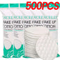 Disposable Soft Circular Makeup Remover Pads Doubles Sided Breathable Cotton Pads for Daily Facial Cleaning Nail Polish Remover
