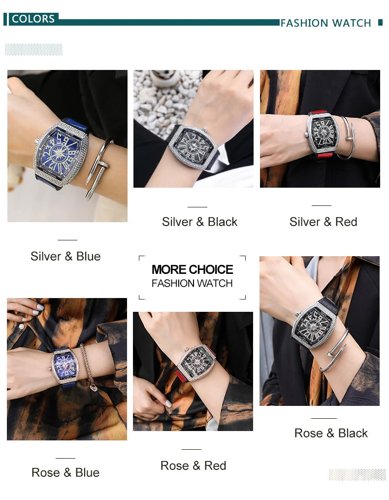 Top Brand Luxury Watch Men Classic Tonneau Case Calendar Quartz Watch for Men Male Clock Hombre Relogio Masculino 2023 New