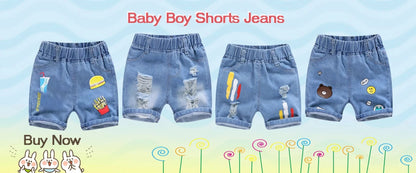 Boys Jeans Children Spring Denim Autumn New Fashion Straight Pants 2025 Kids Loose Casual Elastic Trousers 2-8 Years Old