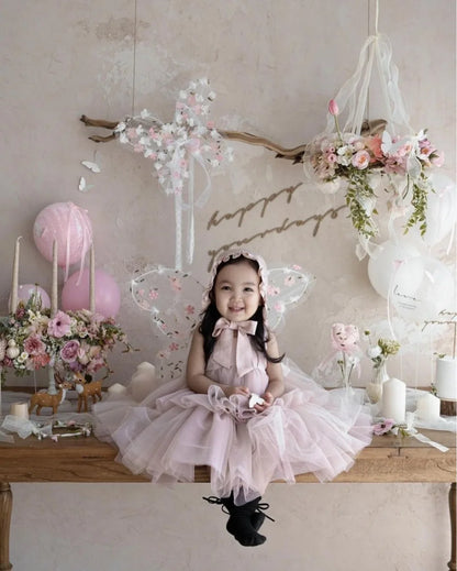 Butterfly Wings Angel Fairy Costume Newborn Baby Photography Props Soft Girl Photo Shoot Accessories