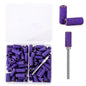 3mm 80pcs Mini Zebra Nail Sanding Bands Electric Machine Nail Drill Bits UV Gel Acrylic Polish Remover For Nails Accessory Tool