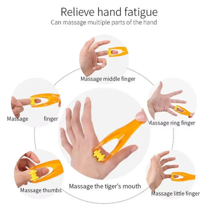 Hand Acupuncture Points Finger Joint Hand Massager Rollers Handheld Massager Relaxation Blood Circulation Health Care Massage