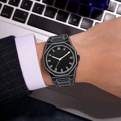 2026 New Quartz Watch with Silicone Material and Comic Design, Featuring Classic Anime Lines, a Men's Sports Watch