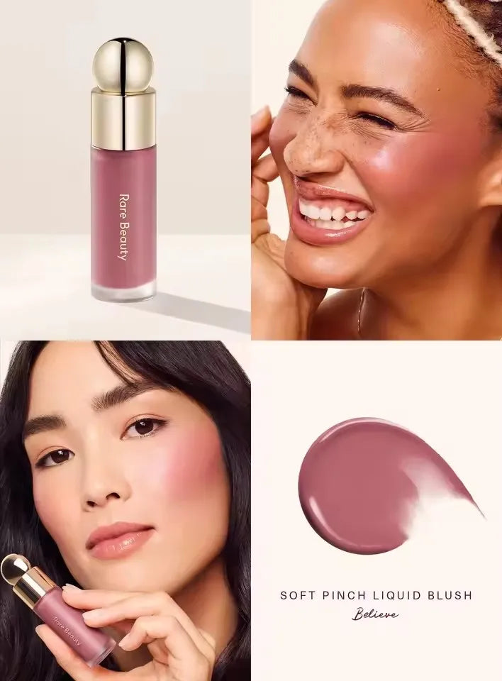 Rare Beauty Makeup Functional Liquid Blush Lasting Lightweight Easy Color Blusher Cream Waterproof HighColor Rendering Skin Tone