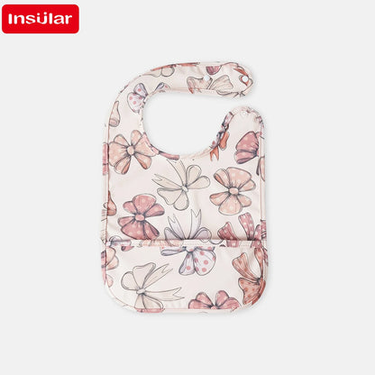 Cute Baby Bibs Toddler Bandana Bib Waterproof Sleeveless Apron PU Skin Animals Children Feeding Smock Bib Baby Stuff 0-5 Years