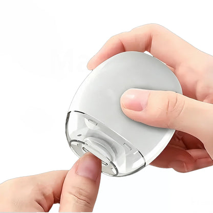 2 IN 1 Electric Nail Grinder and LED Light Automatic Polishing and Shaping Device, Suitable for baby mini Care Nail Tools