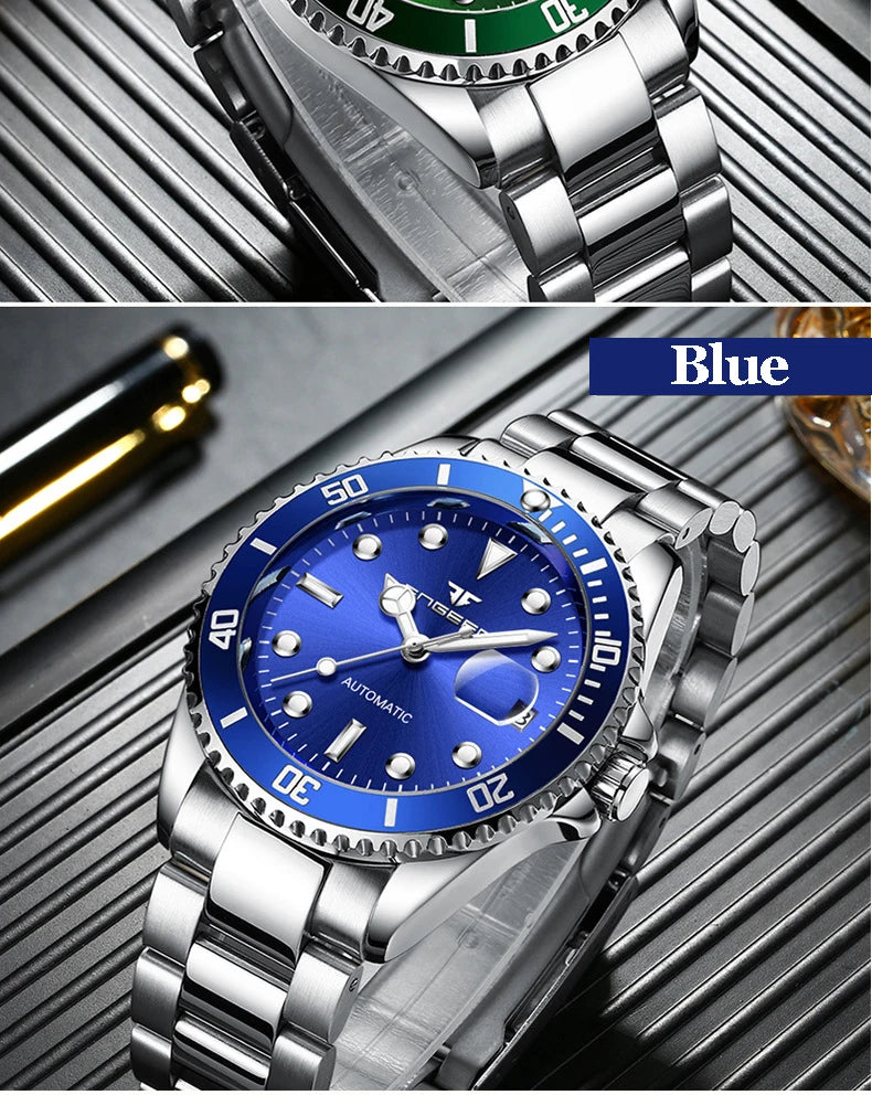 FNGEEN 9001 Luxury Brand Men's Watch Steel Tourbillon Frame Mechanical Watch Luminous Automatic Date Diamond Watch 2026
