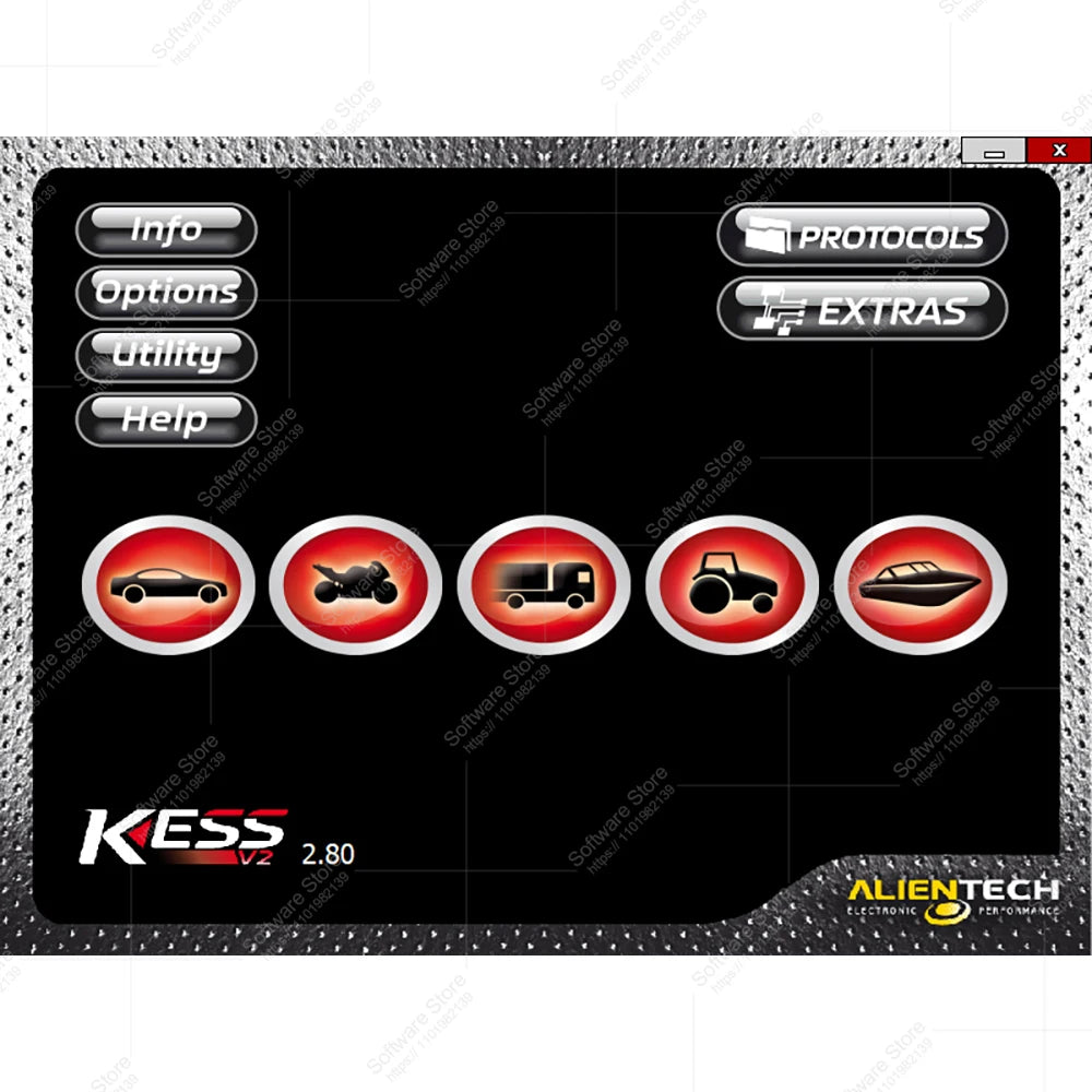 ECU Software Ksuite 2.80 Work With K E S S V2 V5.017 RSA Error Unlock Corrected for Car Truck Bike Tractors EU Online Version