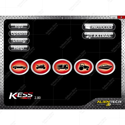 ECU Software Ksuite 2.80 Work With K E S S V2 V5.017 RSA Error Unlock Corrected for Car Truck Bike Tractors EU Online Version