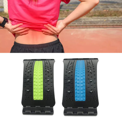 Back Massager Board Adjustable Level Lumbar Back Cracker Stretcher Board Spine Deck Back Support Spine Board