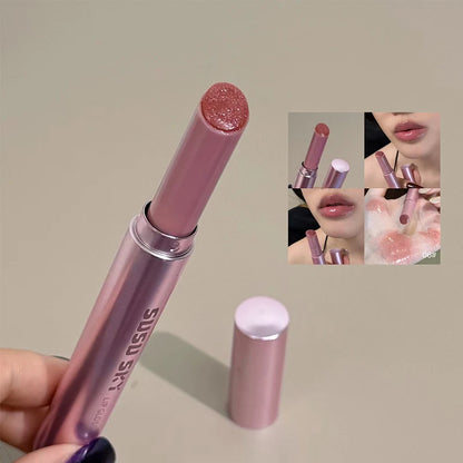 Smoky Grey Violet Lipstick Matte Velvet Finish Smooth Application Lip Mousse Waterproof Mirror Glossy Lip Tint Not Fading Makeup