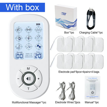 36Modes Electrical EMS Muscle Stimulator Tens Massage Digital Apparatus Pulse Slimming Acupuncture Full Body Relax Massager