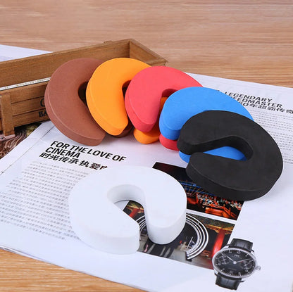 Door Stoppers Kids Children Protection EVA C Shape Door Stopper Baby Safety Protect Door Stop Jammer Soft Foam Door Clip