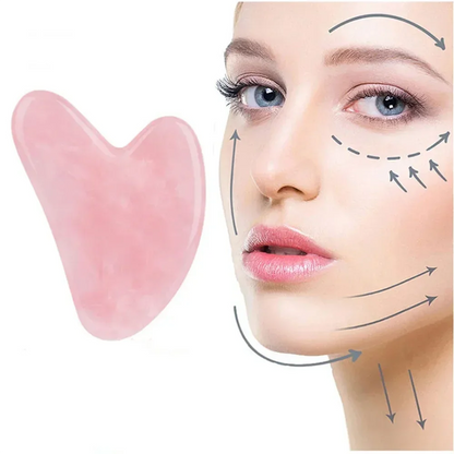 Smooth Polished Natural Jade Gua Sha Board Gentle Skin-Friendly Lightweight Portable SPA Massage Tool for Home Daily Skincare Travel Women Skincare Lovers Facial Massager Face Neck Care Beauty Accessory