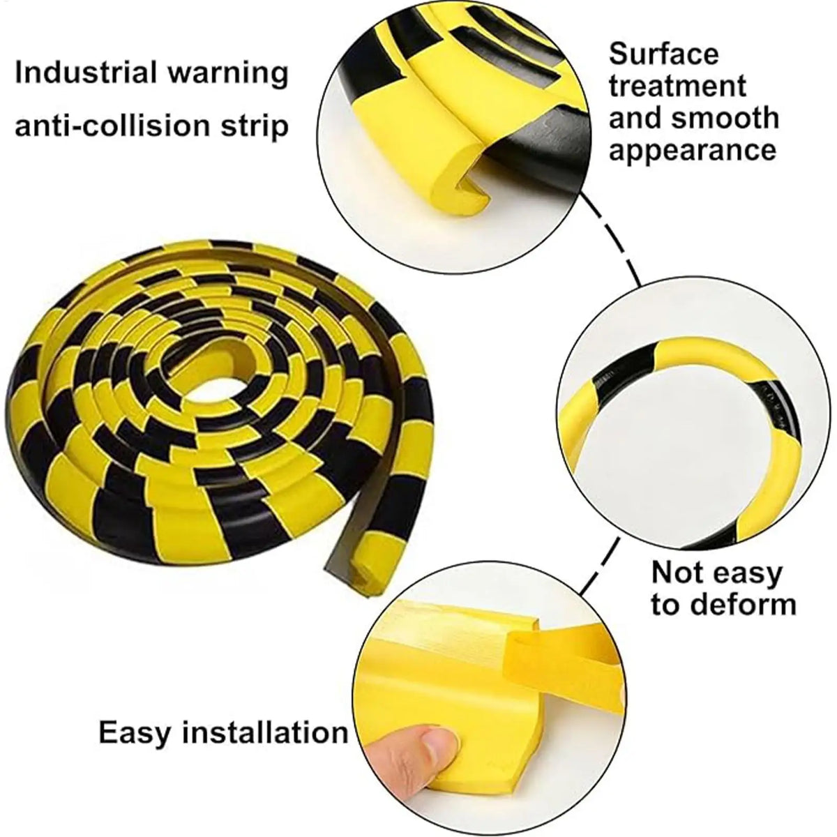 5m Desk Edge Guard Strip Baby Safety Wall Corner Guards Padding Rubber Strong Adhesive ToolSoft Thickend Anti Collision Cushion