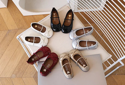 Children Flats Girls Shoes Spring Autumn Children Oxfords For Girl School Toddler Soft PU Leather Shoes Silver, Gold, Black