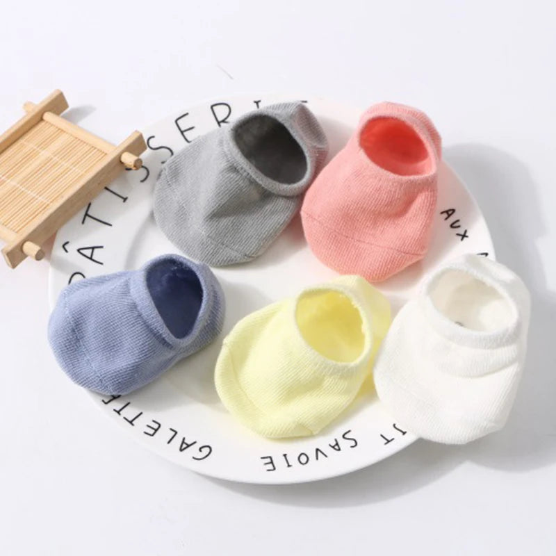 Candy Baby Floor Socks New Born Cotton Unisex Kids Anti-slip Sock Short Ankle Socks First Walker For Infant Boys Girls 1-3Y