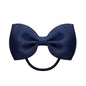 2.75 Inch Small Ribbon Bows With Elastic Hair Bands For Kids Girls Ponytail Solid Color Bowknot Hair Ropes Ties Hair Accessories