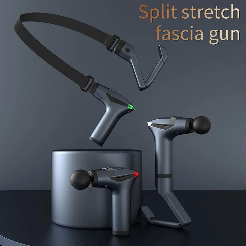 Hot Selling Multifunctional Muscle Relaxation Long-handle Massage Gun Remission Deep Tissue Percussion Body Electric Massage Gun