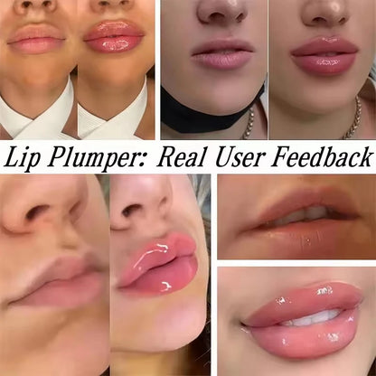 Fast Plumping Lip Balm Moisturizing Soft Lips Skin Plumper Gloss Oil Non-Sticky Daily Care Mask Beauty Makeup Cosmetics Products