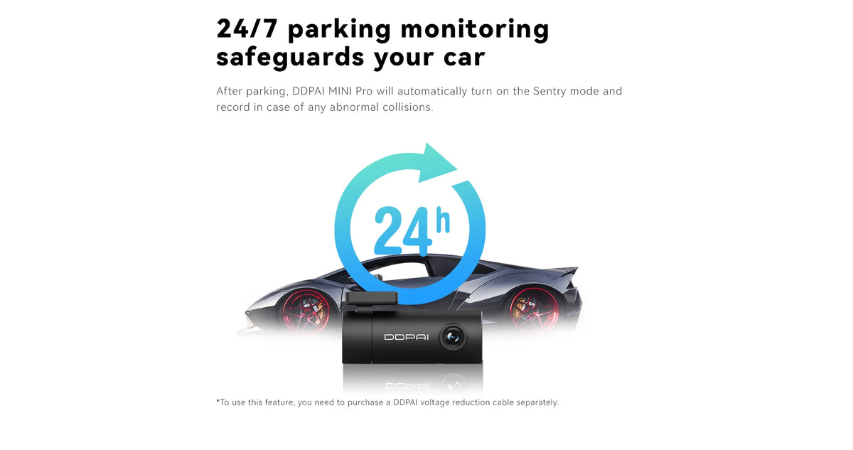 DDPAI Dash Cam Mini Pro 1296P HD Vehicle Drive Auto Video DVR Android Wifi Smart Connect Car Camera Recorder