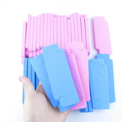 50/100/500pcs Pink Sponge Finger Toe Separators Nail Polish Feet Care Toe Separators Manicure Pedicure Nail Art Tool Wholesale
