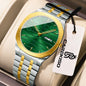 CAREKISO Luxury Fashion Men Clock Waterproof Week Date Casual Man Wristwatch Stainless Steel Quartz Business Men's Watches Reloj