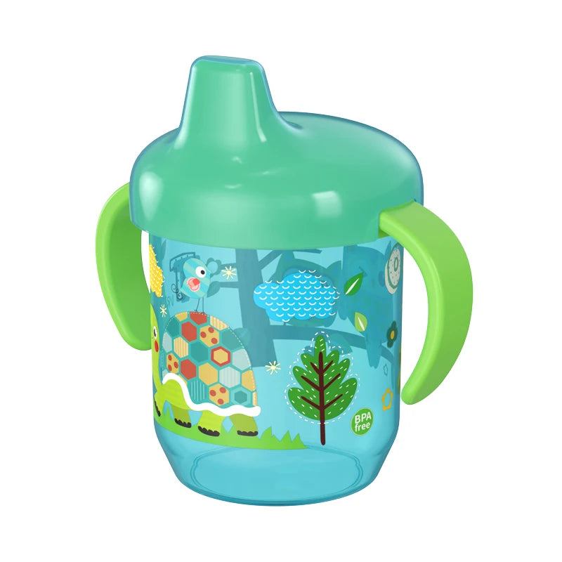 Duckbill Training Cup with Handles for Infants Baby Special Water Cup for Toddler Boy Girl Learning Independent Drinking Cup